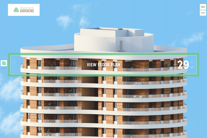 Tbilisi Gardens website preview